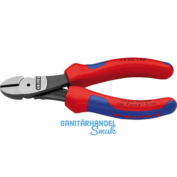 KNIPEX Kraft-Seitenschneider Form 0 DIN 5749 2K-Griff L�nge 140 mm