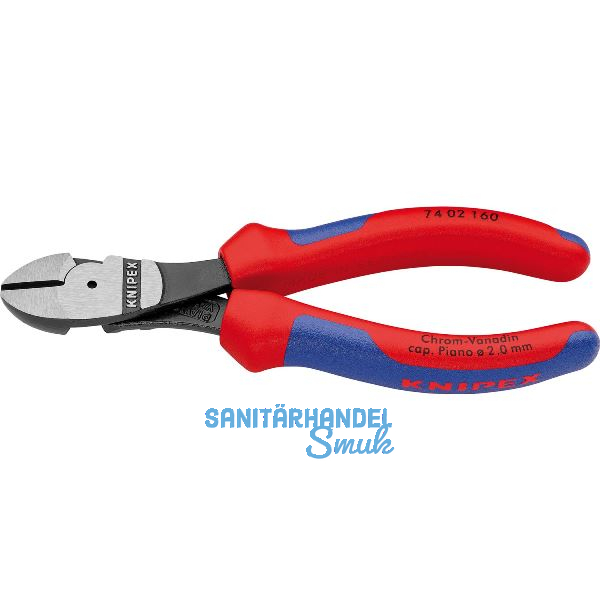 KNIPEX Kraft-Seitenschneider Form 0 DIN 5749 2K-Griff L�nge 160 mm