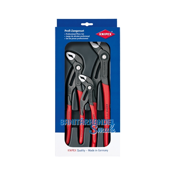 KNIPEX Wasserpumpenzangenset Cobra 3-teilig