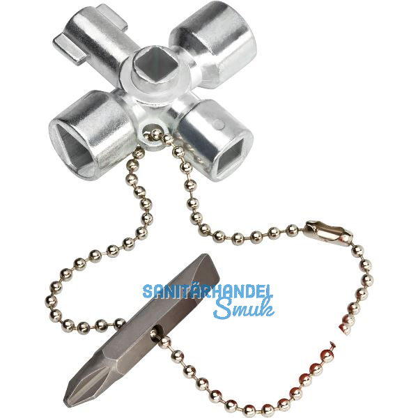 KNIPEX Schaltschrank Schl�ssel kurz 1102, L=44 mm