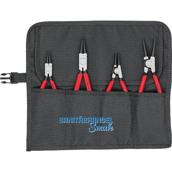 KNIPEX Sicherungsringzangen-Set 4-teilig 001956V01 in Rolltasche schwarz