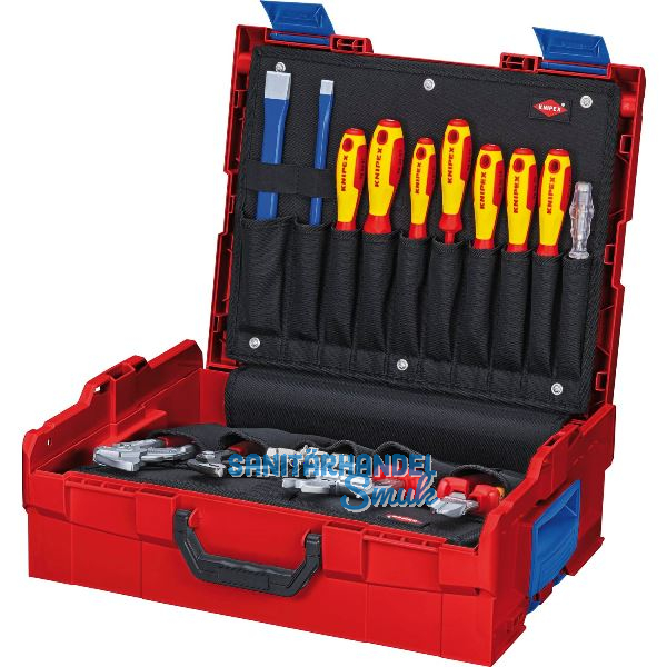 KNIPEX L-Boxx Sanit�r-Sortiment 52-teilig, 002119LBS, 442x151x357 mm