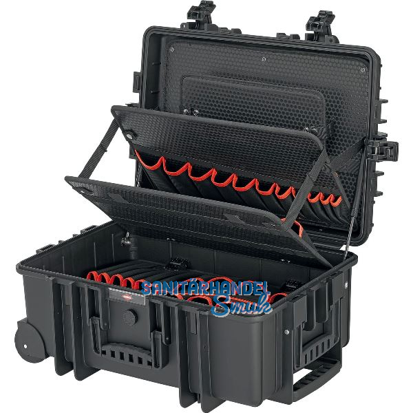 KNIPEX Werkzeugkoffer Robust45 leer 002137LE, 609x263x428 mm, Kunststoff schwarz