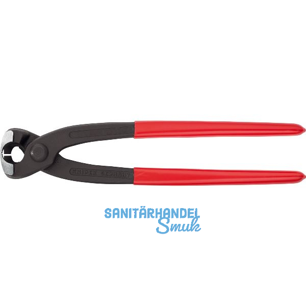KNIPEX Ohrklemmenzange 1099I, mit Pressnase, schwarz, L= 220 mm
