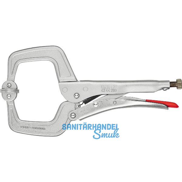 KNIPEX Schwei�-Gripzange, glanzverzinkt 280 mm