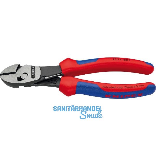 KNIPEX Kraftseitenschneider TwinForce�, 2-K mit Feder 180 mm