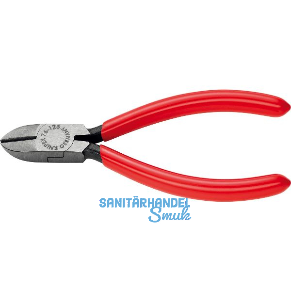 KNIPEX Seitenschneider f�r Elektromechaniker 7601, KS-Griff, schwarz, L=125 mm