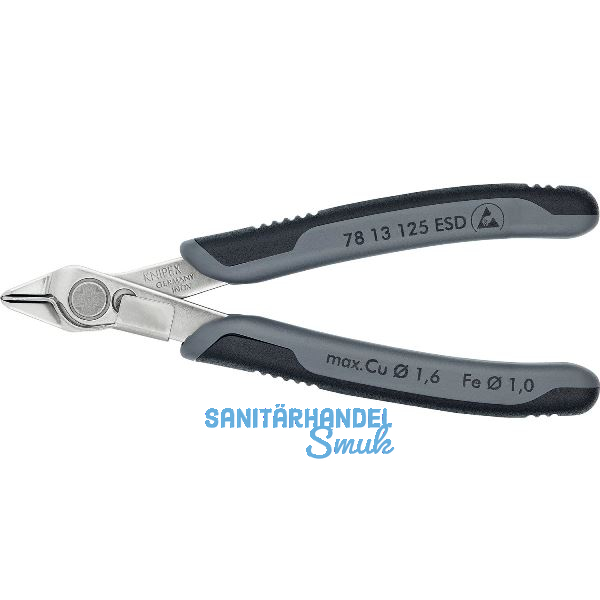 KNIPEX Elektronik-Seitenschneider Super Knips� 7813 ESD DIN 9654 Form 1, L=125mm
