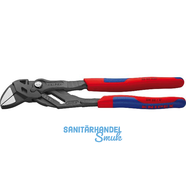 KNIPEX Zangenschl�ssel 8602 SW-52 mm, 19 Positionen, 2K-Griff, grau, L=250 mm