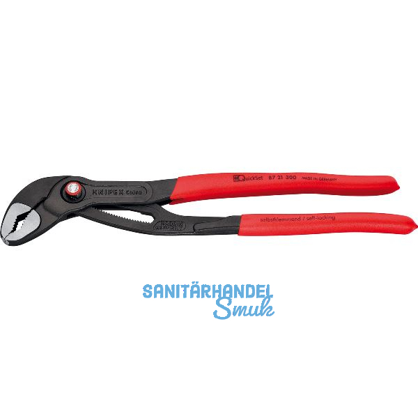 KNIPEX Wasserpumpenzange Cobra� QuickSet 8721 SW -60 mm 2 3/4" KS-Griff L=300 mm
