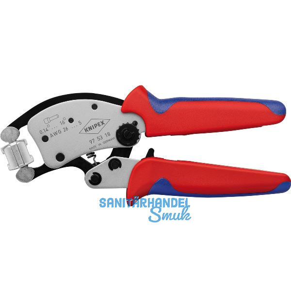 KNIPEX Crimpzange Twistor16 selbsteinstellend Aderendh�lsen 0,14-16 mm� L=200 mm