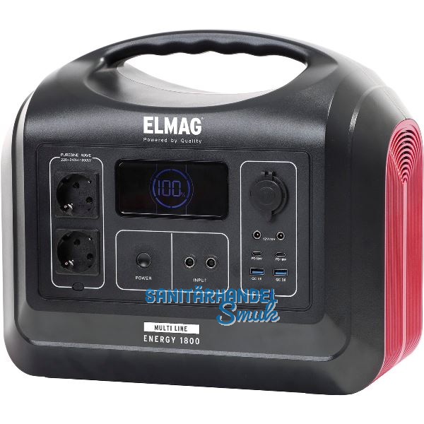 ELMAG Powerstation Energy tragbar 1800 Watt