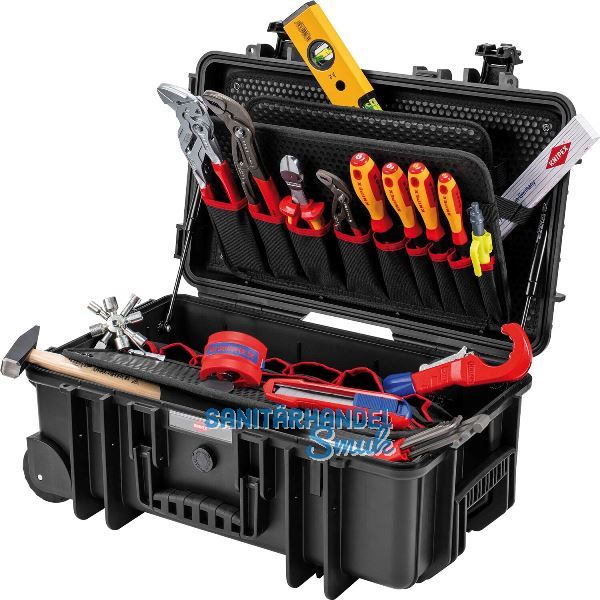 KNIPEX Werkzeugkoffer Robust26 Move Sanit�r 550x225x350 mm 17-teilig