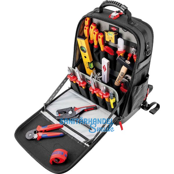 KNIPEX Werkzeug-Rucksack Modular X18 Elektro 22-teilig