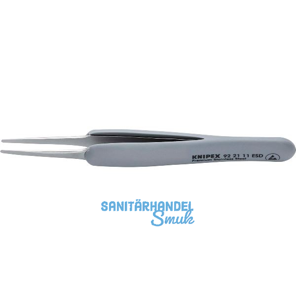 KNIPEX Gummi-Pinzette 922111ESD Edelstahl L�nge 123 mm