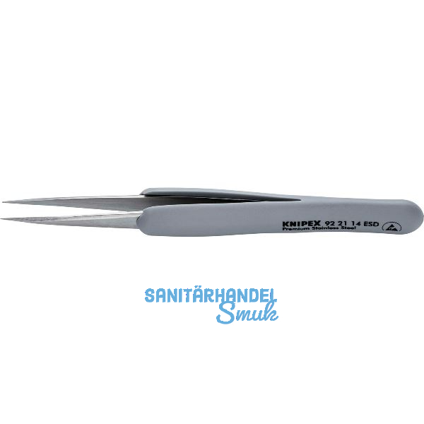 KNIPEX Gummi-Pinzette 922114ESD Edelstahl L�nge 130 mm