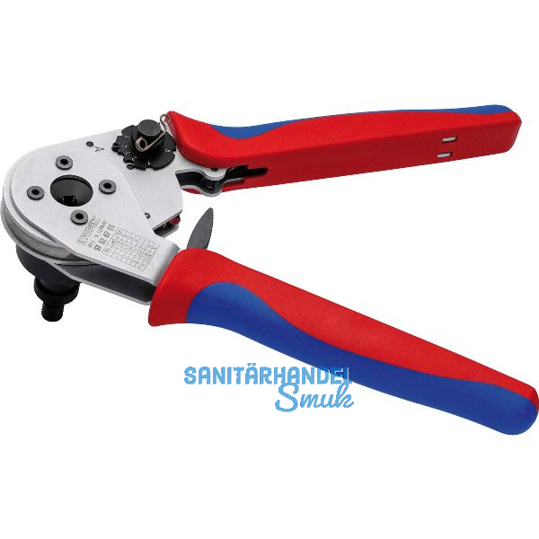 KNIPEX Vierdornpresszange 975267DT f�r DT-Kontakte 0,35-3 mm�, L=230 mm