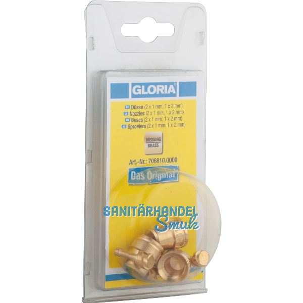 GLORIA Hohlkegeld�sen-Set Messing