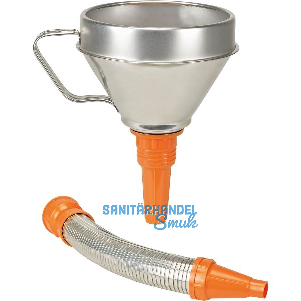PRESSOL Trichter-Set mit Auslaufrohr Stahlblech � 200 mm