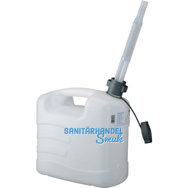 PRESSOL Wasserkanister Polyethylen mit Auslaufrohr Inhalt 10 Liter