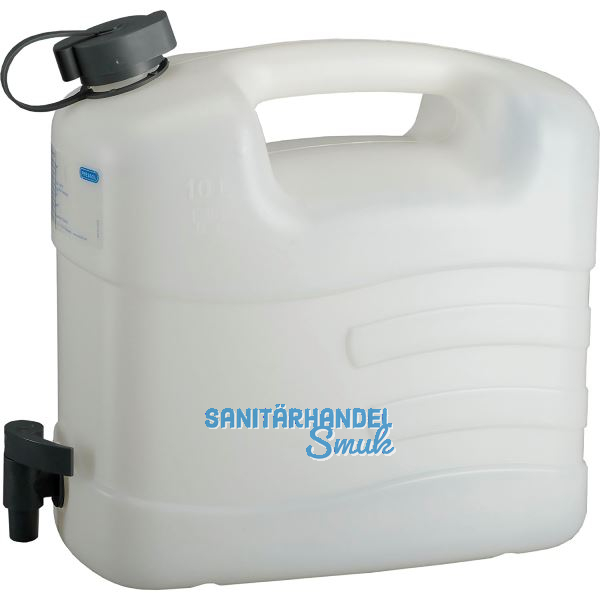 PRESSOL Wasserkanister Polyethylen mit Ablasshahn Inhalt 10 Liter
