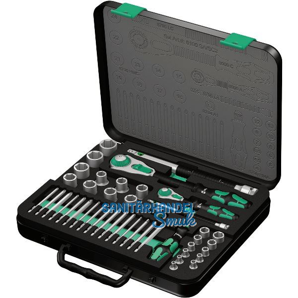 WERA Steckschl�ssel-Satz 1/4"-1/2" Zyklop-Speed 8100 SA/SC 2 43-teilig