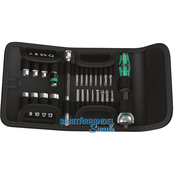 WERA Zyklop Speed Steckschl�ssel- und Bit Satz 1/4" 8000 A 26-teilig