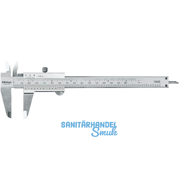 MITUTOYO Analog-Messschieber m. Feststellschraube Tiefenma� flach Messb. 0-150mm