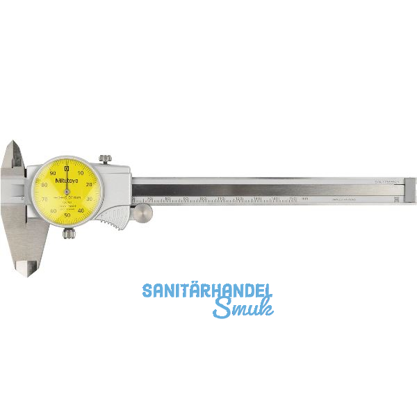 MITUTOYO Uhrenmessschieber 505-732 mit Feststellschraube Messbereich 0-150 mm
