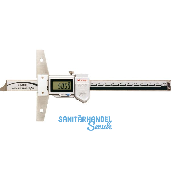 MITUTOYO Digital Tiefenmessschieber mit Datenausgang IP 67 Messbereich 0-150 mm