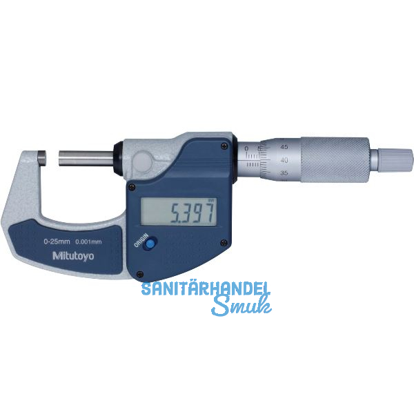 MITUTOYO Digital B�gelmessschraube ohne Datenausgang Messbeich 0-25 mm