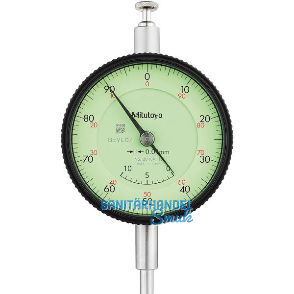 MITUTOYO Messuhr 2048AB-10 Messbereich 10 mm Ablesung 0.01 mm