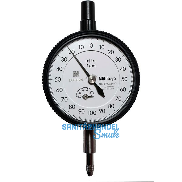 MITUTOYO Messuhr 2109AB-10 Messbereich 1 mm Ablesung 0.001 mm