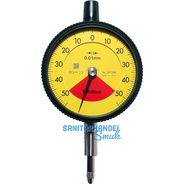 MITUTOYO Messuhr 2972AB DIN 878 Messbereich 1 mm Ablesung 0.01 mm