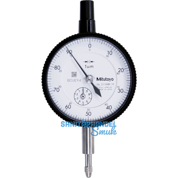MITUTOYO Messuhr 2110AB-10 DIN 878 Messbereich 1 mm Ablesung 0.001 mm