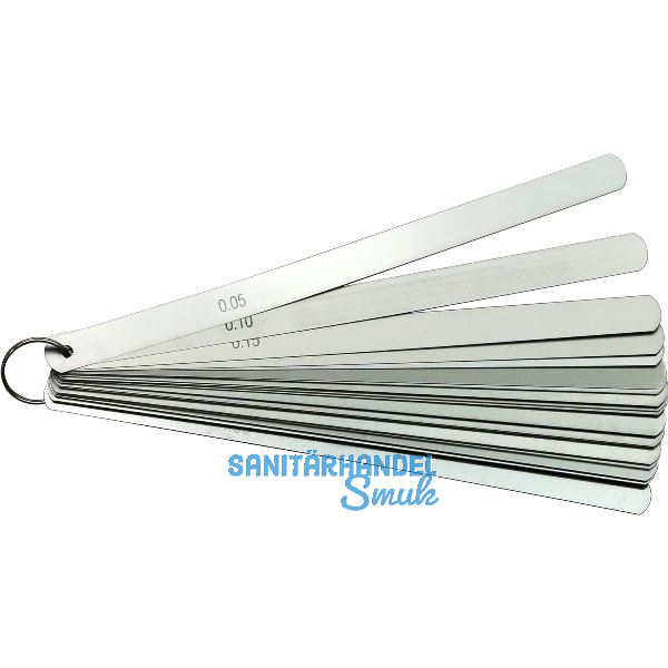 RICHTER F�hlerlehre Messbereich 0,05-1,00 mm Blattl�nge 200 mm 20 Blatt