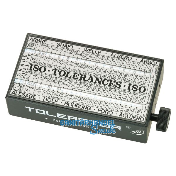 HELIOS PREISSER ISO-Toleranzschl�ssel Tolerator im Kunststoffgeh�use