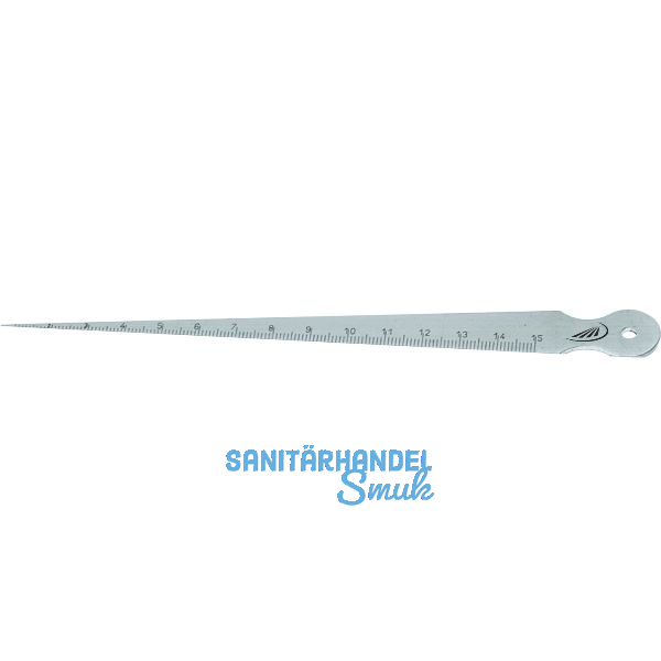 HELIOS PREISSER Konische Lochlehre Spezialstahl, flach 1 - 15 mm