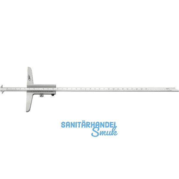 HELIOS PREISSER Breiten-/Abstand-Tiefenmessschieber DIN 862 Messbereich 0-200 mm