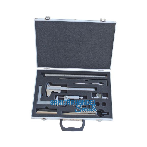 Messzeugsatz analog in Alu-Koffer 9-teilig