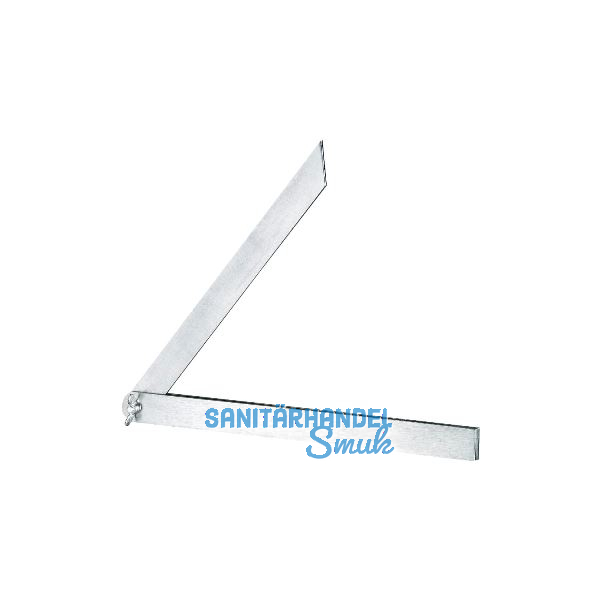 Stellwinkel Stahlschmiege 3-teilig mit Fl�gelmutter L�nge 200 mm