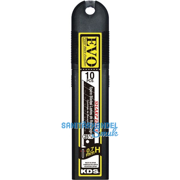 KDS Abbrechklingen-Box Power Black Evolution m. 25mm Abbrechklingen ( 10 St�ck )