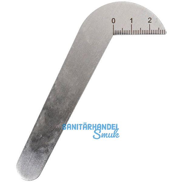 Spiralbohrer-Schleiflehre bis 50 mm Winkel 118 Grad