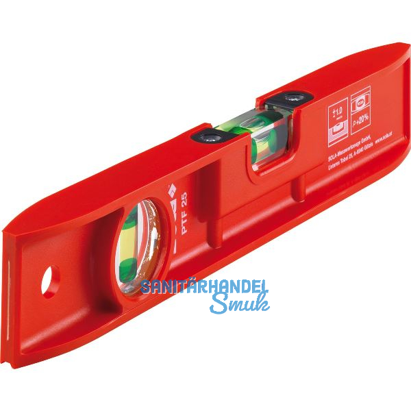 SOLA Torpedo-Wasserwaage PTF 25 L�nge 250 mm