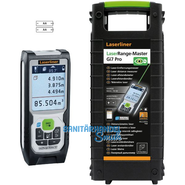 LASERLINER Laser-Entfernungsmesser gr�n LaserRange-Master Gi7 Pro