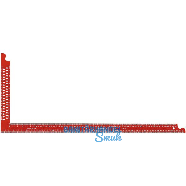 SOLA Zimmermannswinkel ZWCA rot mit Anrei�l�cher Schienenl�nge 800 x 315 mm