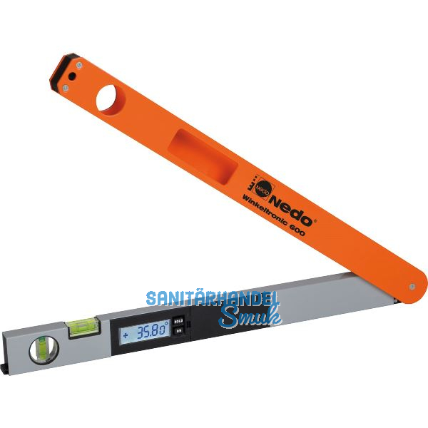 NEDO Elektronischer Winkelmesser Winkeltronic Backlight Schenkell�nge 750 mm