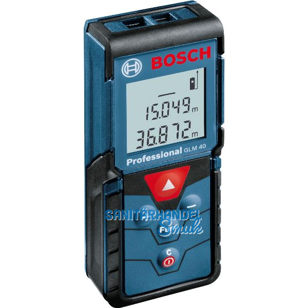 BOSCH Laserentfernungsmessger�t GLM 40 IP54 0,15 - 40 m