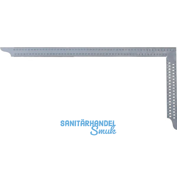 HEDUE Zimmermannswinkel Niro mit Anrei�l�cher Schienenl�nge 700 x 300 mm