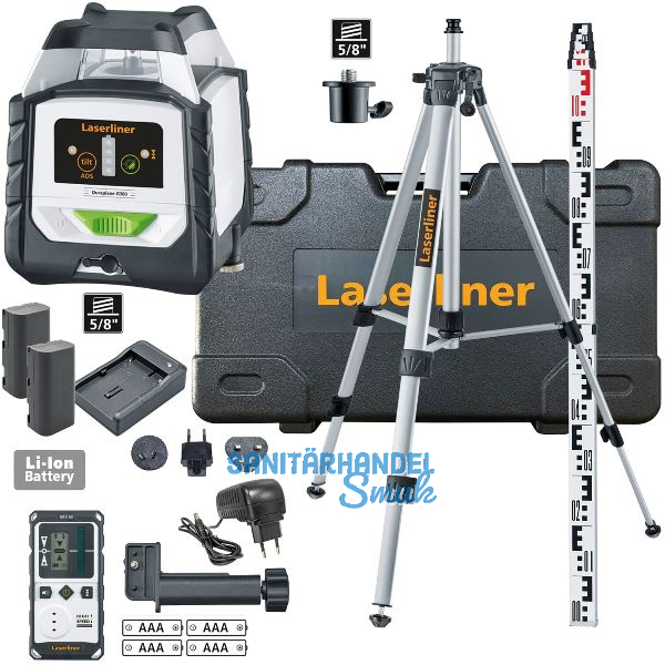 LASERLINER Rotationslaser G360 Set 7,4 V 2,6 Ah (IEC) Li-Ion